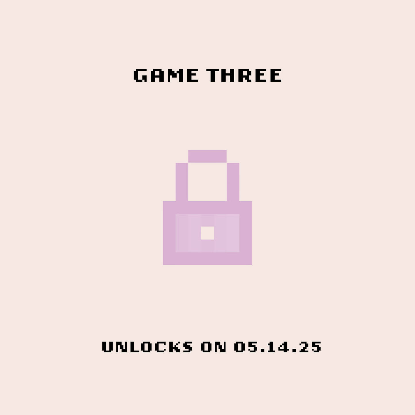 GAME THREE